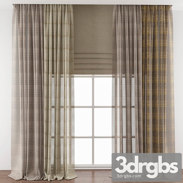 Curtain 402 1 3dsmax Download - thumbnail 1