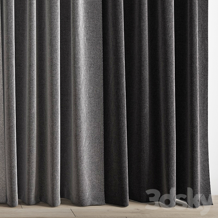 Curtain 404 3DS Max Model - thumbnail 2