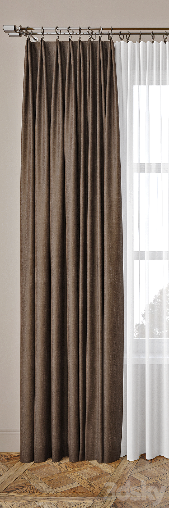 Curtain 41 3DSMax File - thumbnail 2