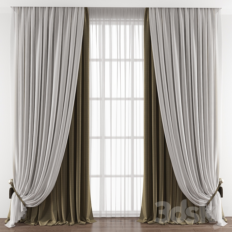 Curtain 412 3DS Max - thumbnail 1