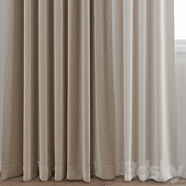 Curtain 415 3DS Max Model - thumbnail 2