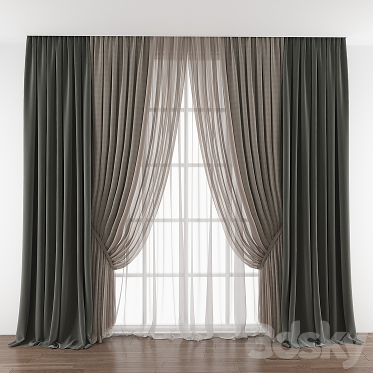 Curtain 415 3DS Max - thumbnail 1