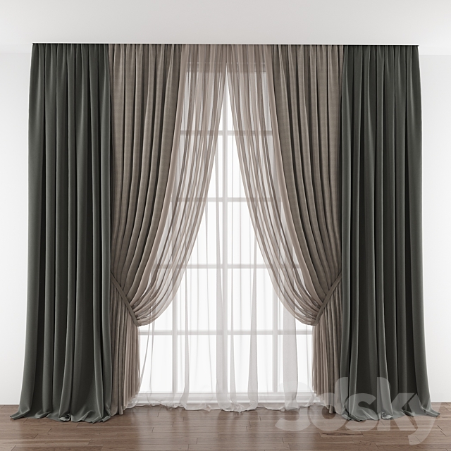 Curtain 415 3DSMax File - thumbnail 1