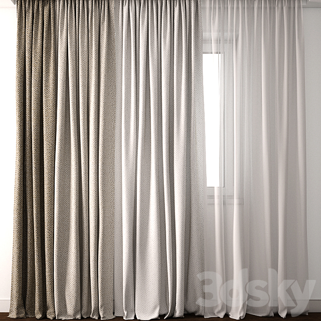 Curtain 42 3DSMax File - thumbnail 1