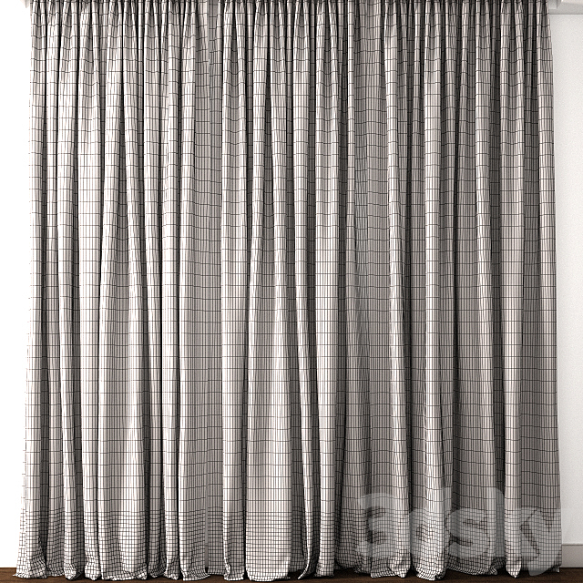 Curtain 42 3DSMax File - thumbnail 3