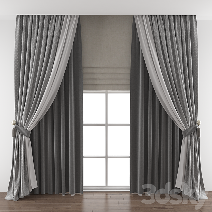 Curtain 428 3DS Max - thumbnail 1