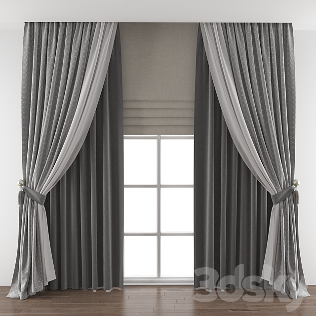 Curtain 428 3DSMax File - thumbnail 1