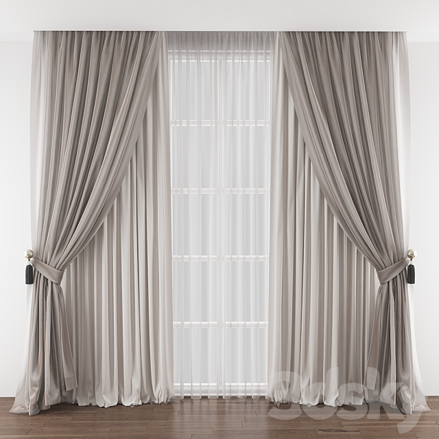 Curtain 429 3DSMax File - thumbnail 1