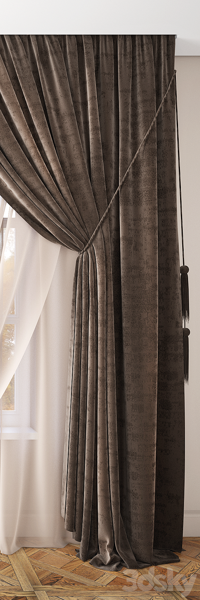 Curtain 43 3DSMax File - thumbnail 2