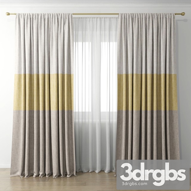 Curtain 43 6 3dsmax Download - thumbnail 1