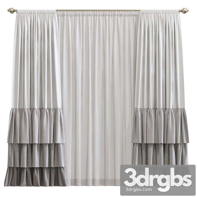 Curtain 43 8 3dsmax Download - thumbnail 1