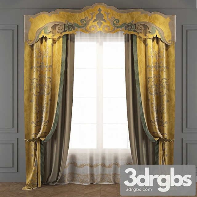 Curtain 440 3dsmax Download - thumbnail 1