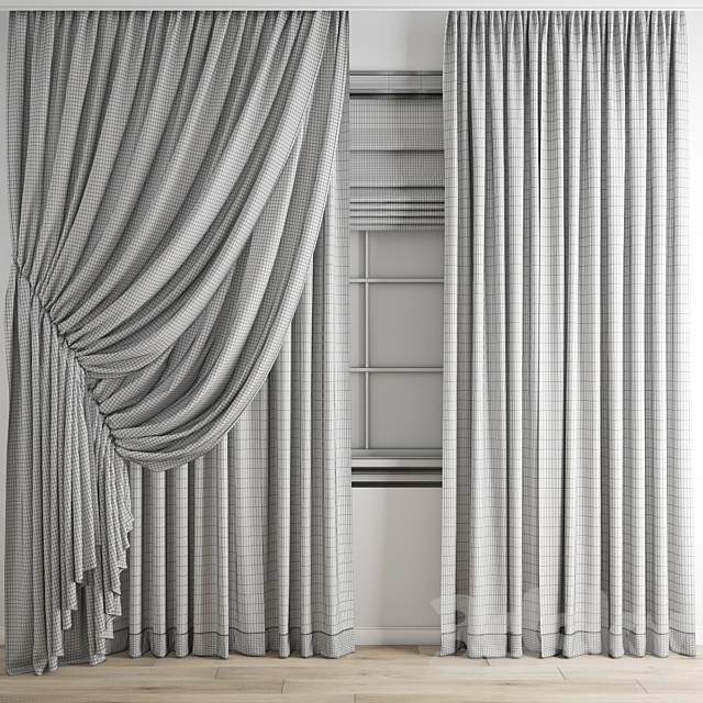 Curtain 444 3DSMax File - thumbnail 5