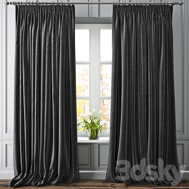 Curtain 45 3DSMax File - thumbnail 1