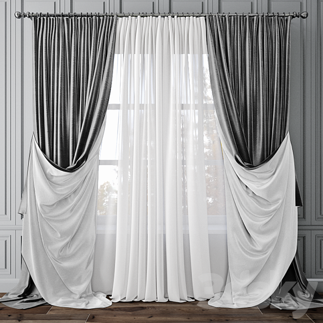 Curtain 46 3DSMax File - thumbnail 1