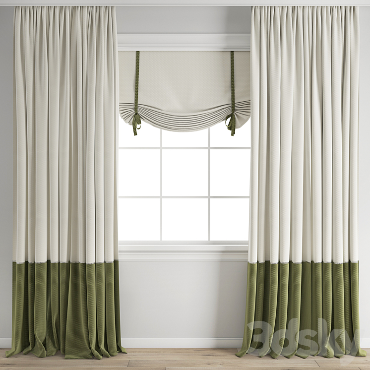 Curtain 461 3DS Max - thumbnail 1