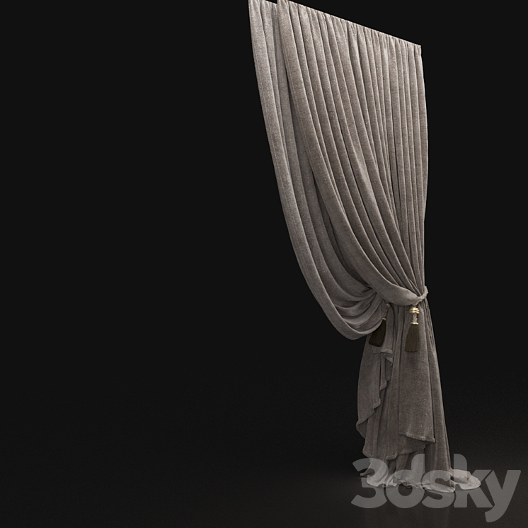 Curtain 461 3DS Max - thumbnail 2