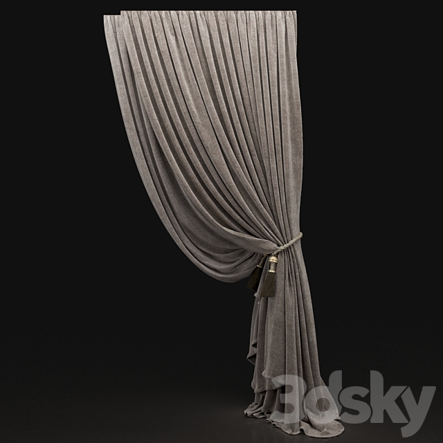 Curtain 461 3DSMax File - thumbnail 1