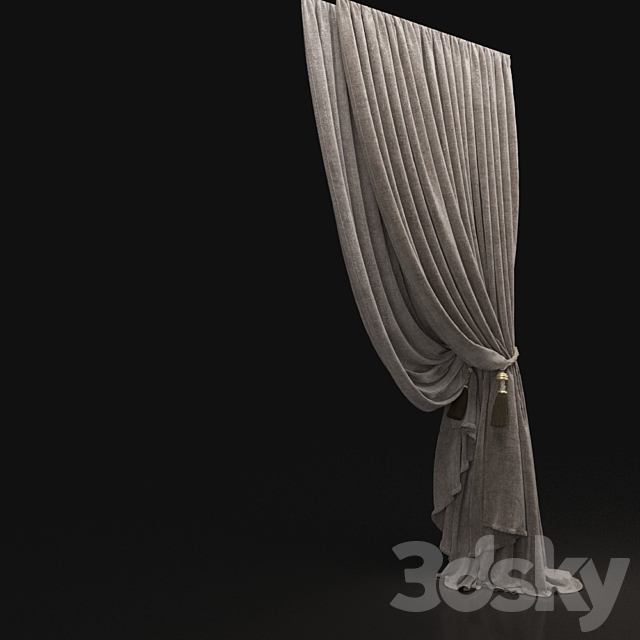 Curtain 461 3DSMax File - thumbnail 2