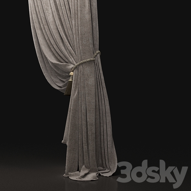 Curtain 461 3DSMax File - thumbnail 3