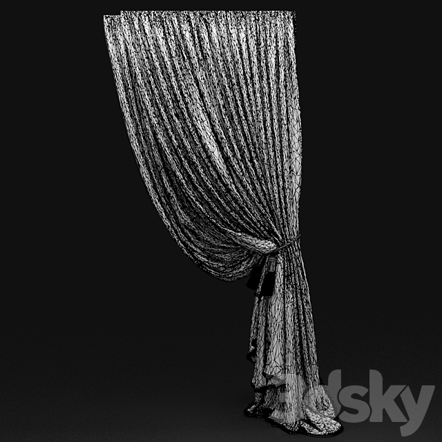 Curtain 461 3DSMax File - thumbnail 4