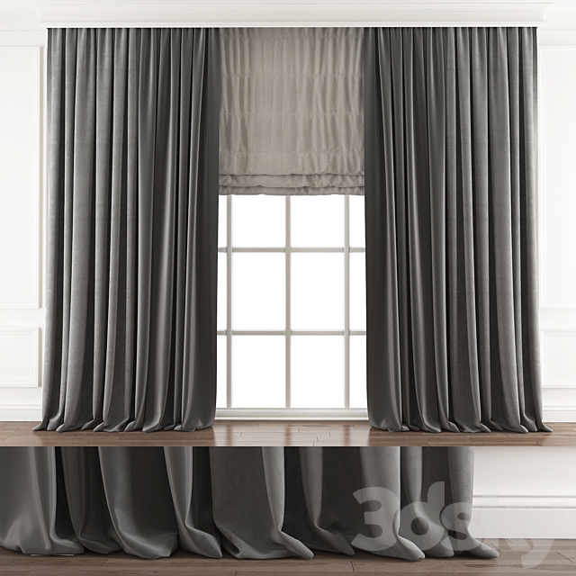 Curtain 463 3DSMax File - thumbnail 1