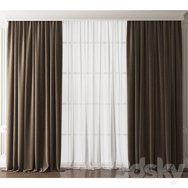 Curtain 466 3DSMax File - thumbnail 1