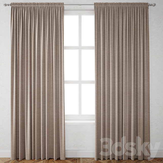 Curtain 48 3DSMax File - thumbnail 1