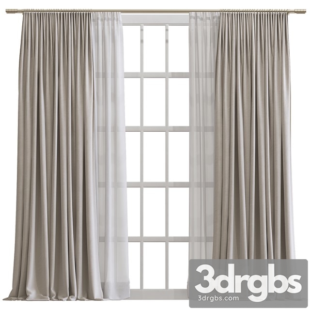 Curtain 481 3 3dsmax Download - thumbnail 1