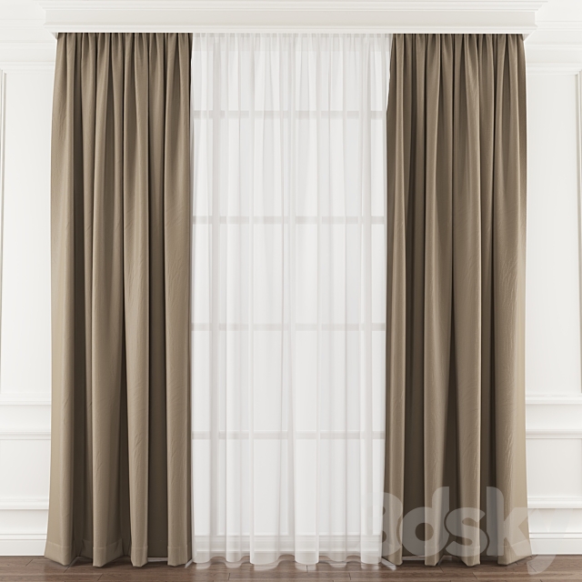 Curtain 484 3DSMax File - thumbnail 1