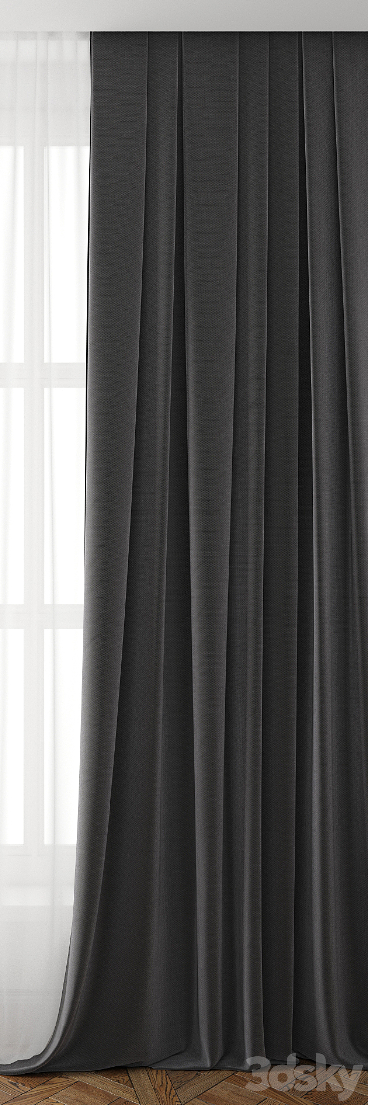 Curtain 49 3DS Max - thumbnail 2