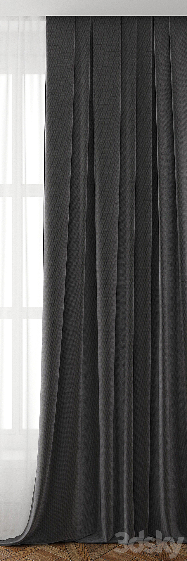 Curtain 49 3DSMax File - thumbnail 2