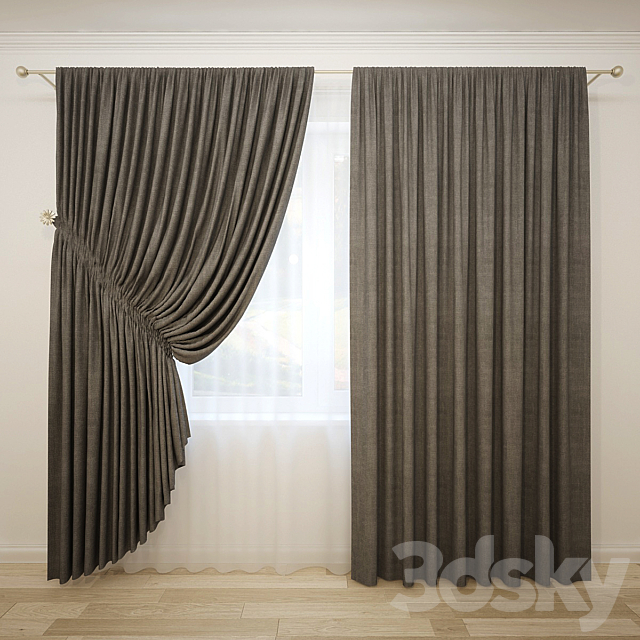 Curtain-49 3DSMax File - thumbnail 1