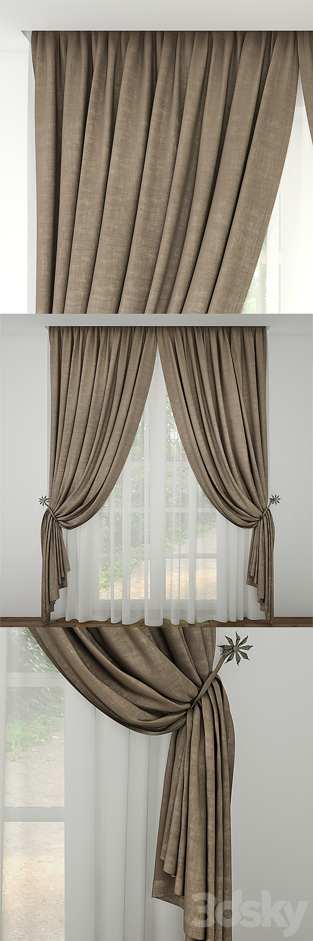 Curtain 5 3DSMax File - thumbnail 1