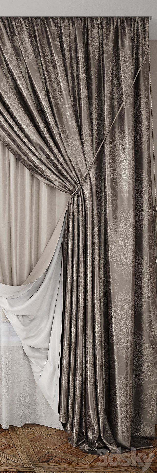 Curtain 50 3DSMax File - thumbnail 2