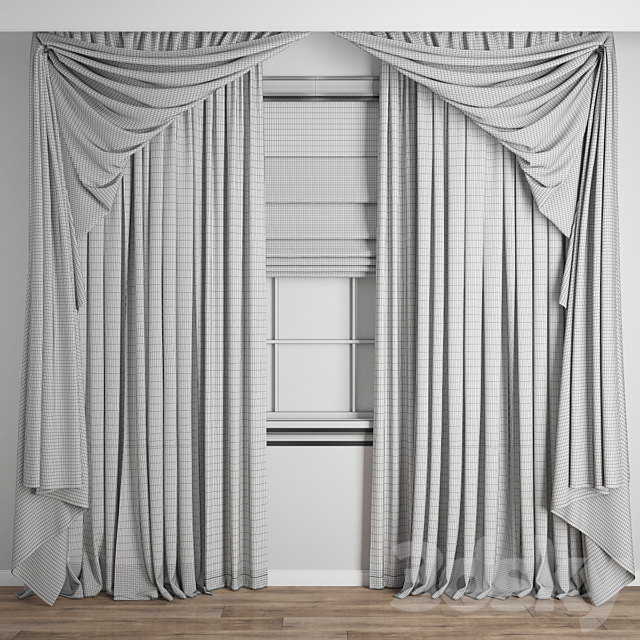 Curtain 506 3DS Max Model - thumbnail 3