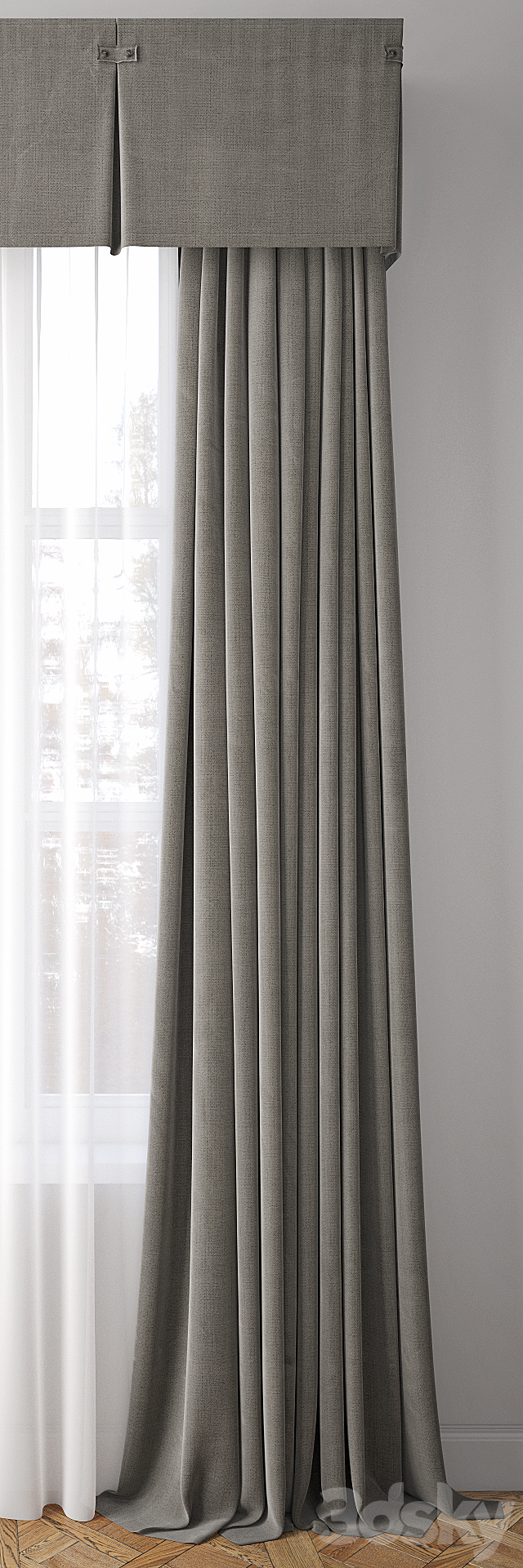 Curtain 51 3DSMax File - thumbnail 2