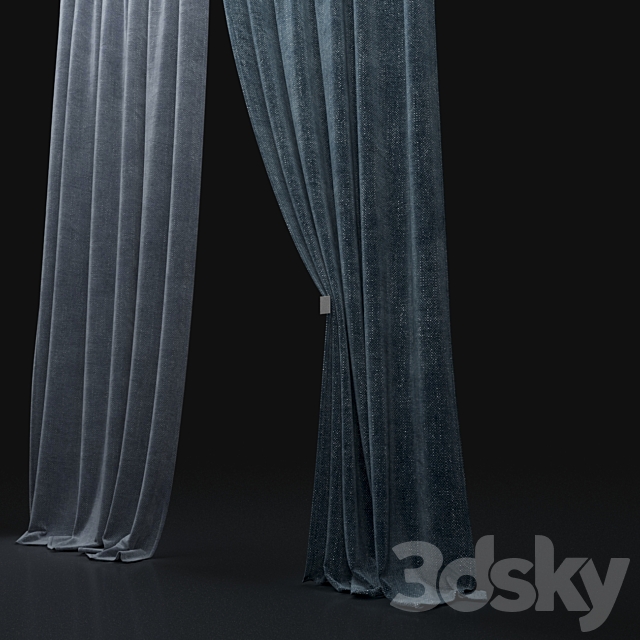 Curtain 511 3DS Max Model - thumbnail 3