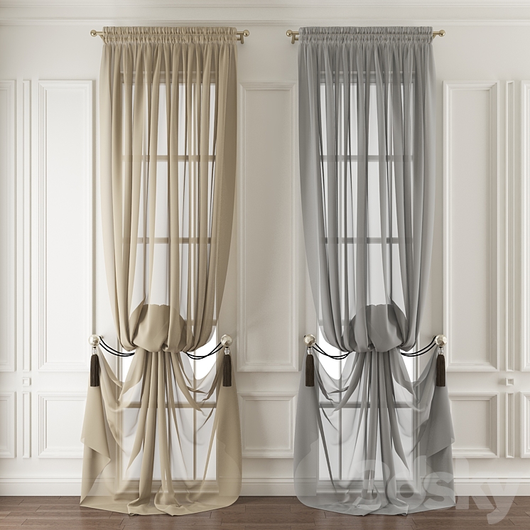 Curtain 518 3DS Max - thumbnail 1