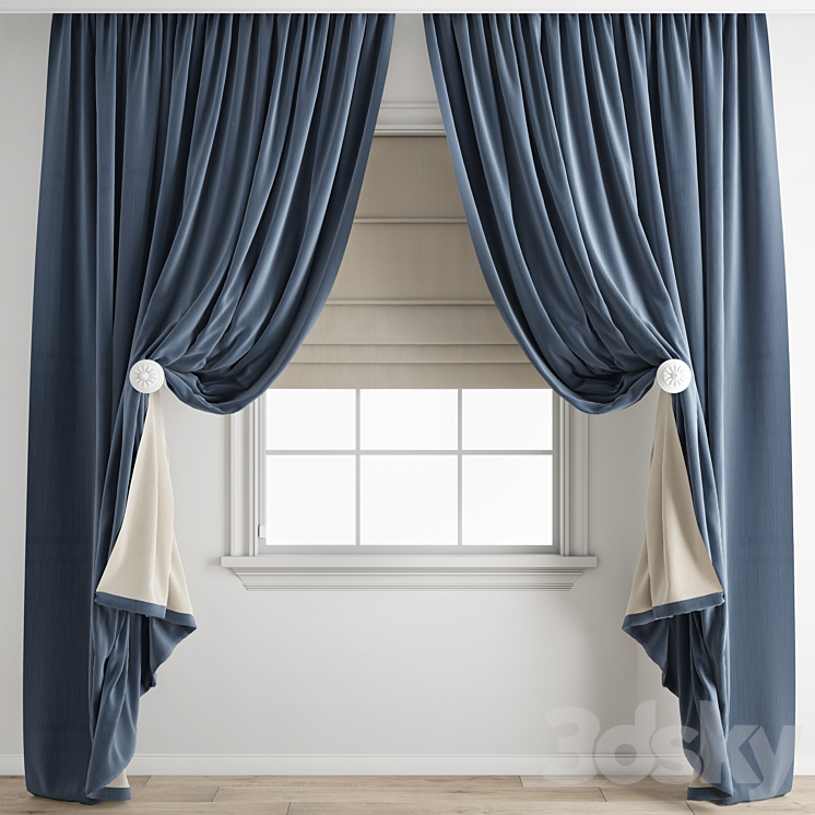 Curtain 531 3DS Max Model - thumbnail 1