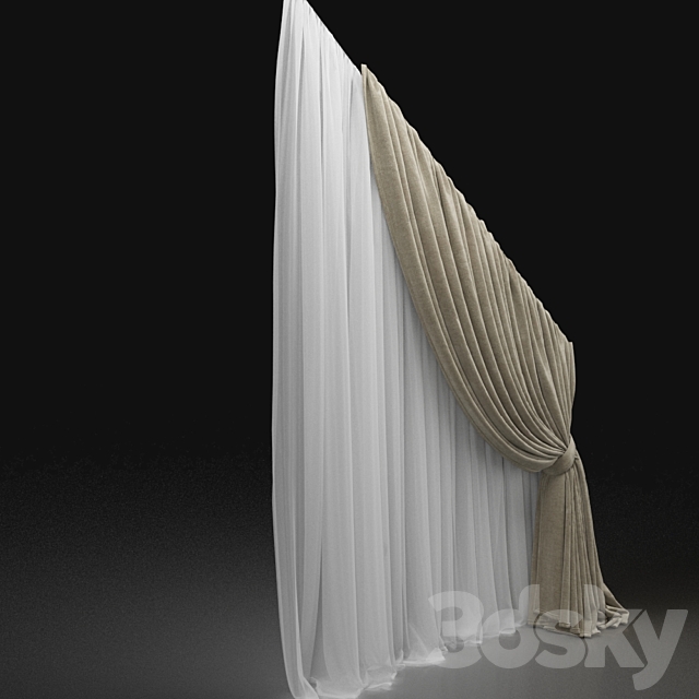 Curtain 538 3DSMax File - thumbnail 2