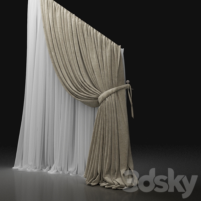 Curtain 538 3DSMax File - thumbnail 3