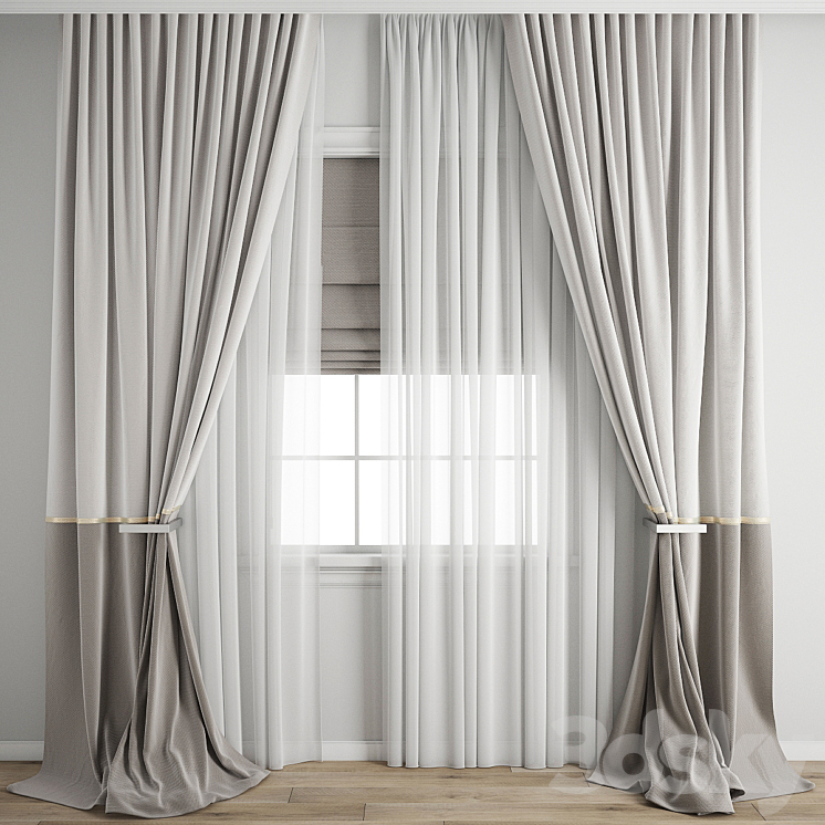 Curtain 539 3DS Max - thumbnail 1