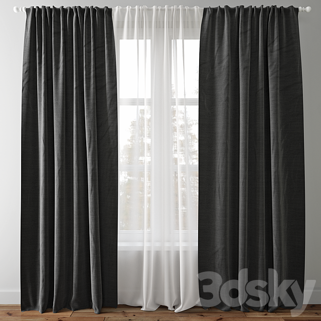 Curtain 54 3DSMax File - thumbnail 1