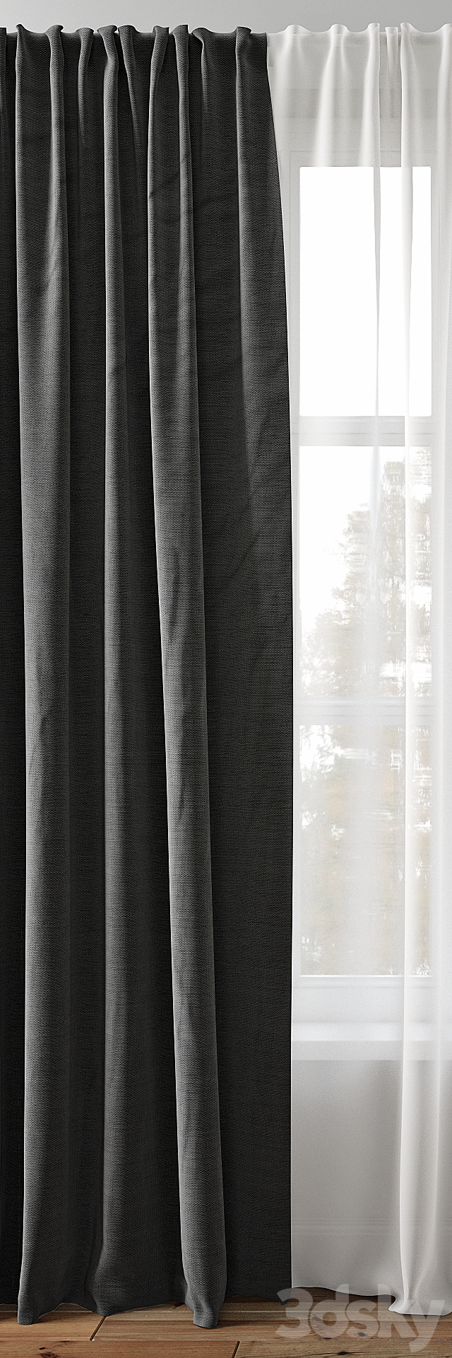 Curtain 54 3DSMax File - thumbnail 2