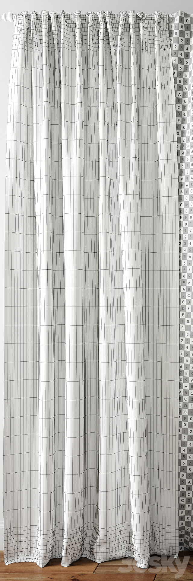 Curtain 54 3DSMax File - thumbnail 3