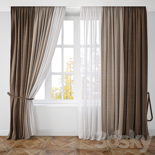 Curtain 55 3DSMax File - thumbnail 1