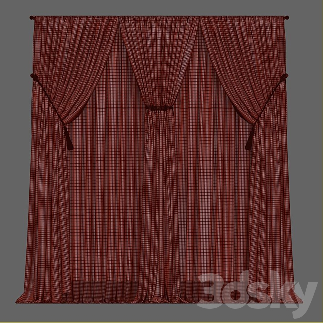 Curtain 554 3DSMax File - thumbnail 2