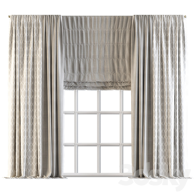 Curtain 556 3DSMax File - thumbnail 1