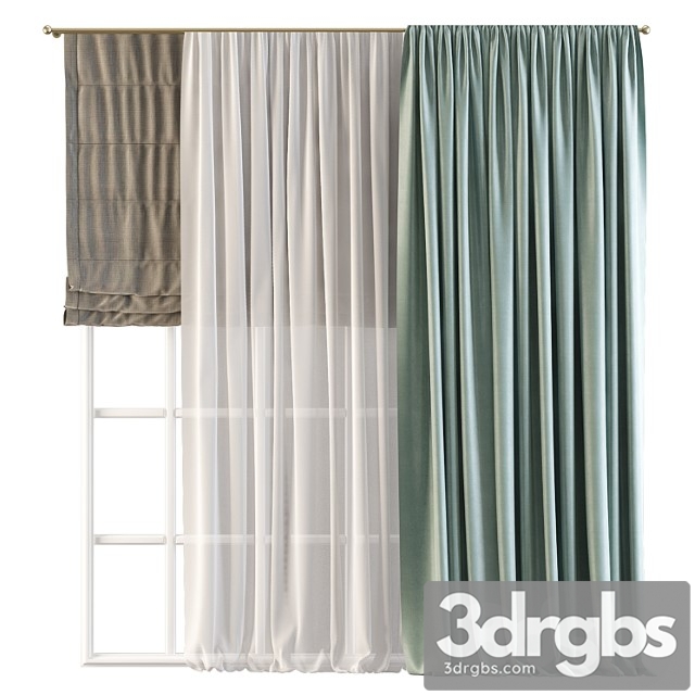 Curtain 558 3dsmax Download - thumbnail 1